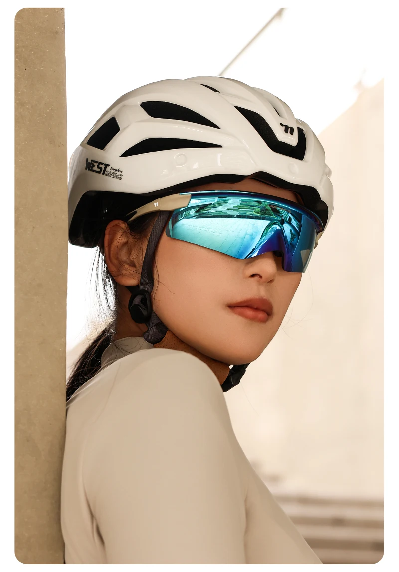 WEST BIKING Aero Beak Fahrradbrille HD-Beschichtung TR90-Rahmen Winddichte Fahrradsonnenbrille UV400-Schutz für Rennrad MTB Laufen – Detail 26
