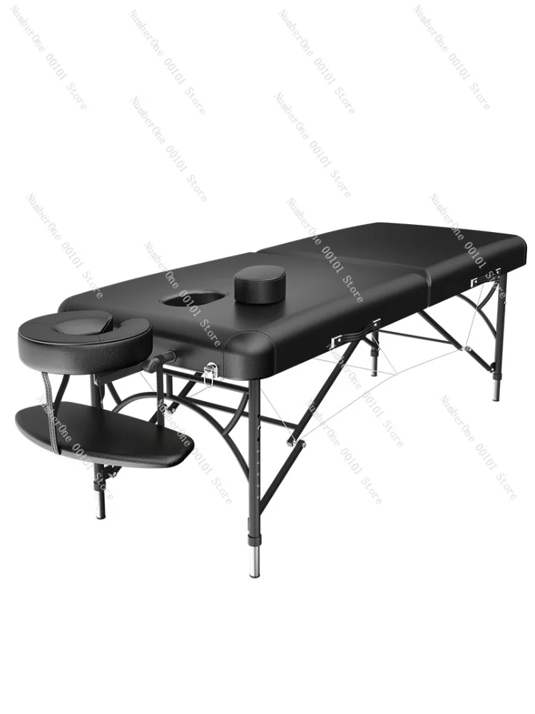 Folding massage  physiotherapy Folding massage Portable folding beauty bed Moxibustion physiotherapy bed