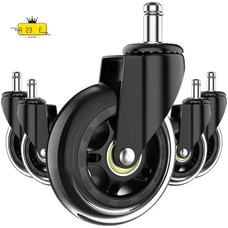 

A23E-3-дюймовые сменные мягкие бесшумные настольные ролики для рабочего и игрового кресла, сверхмощные и безопасные