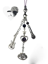 Handmade Nana inspired phone charm keychain | Y2K coquette anime gift