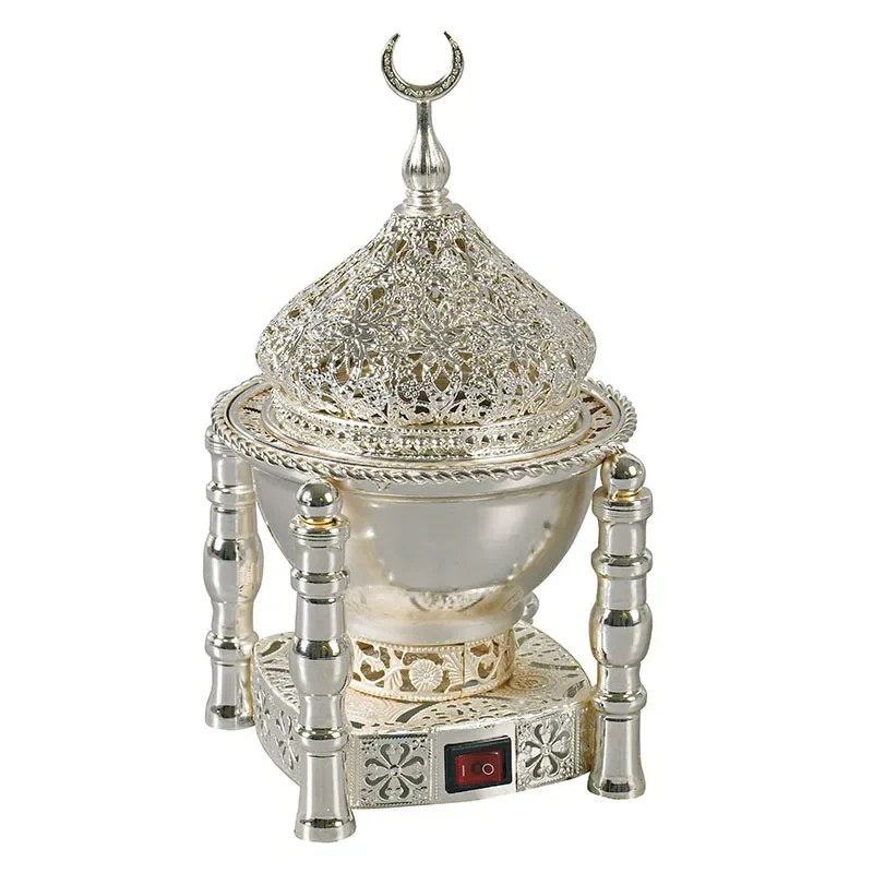 Metal Incense Burners for Home Office Electric Incense Sticks Burner Air Fresheners Yoga Decoration Room Fragrance Bakhoor