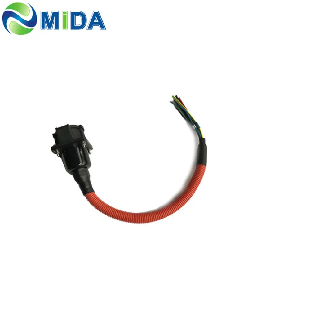 Enchufe de entrada de cargador EV Tipo 1 J1772, 32A con Cable de 1m