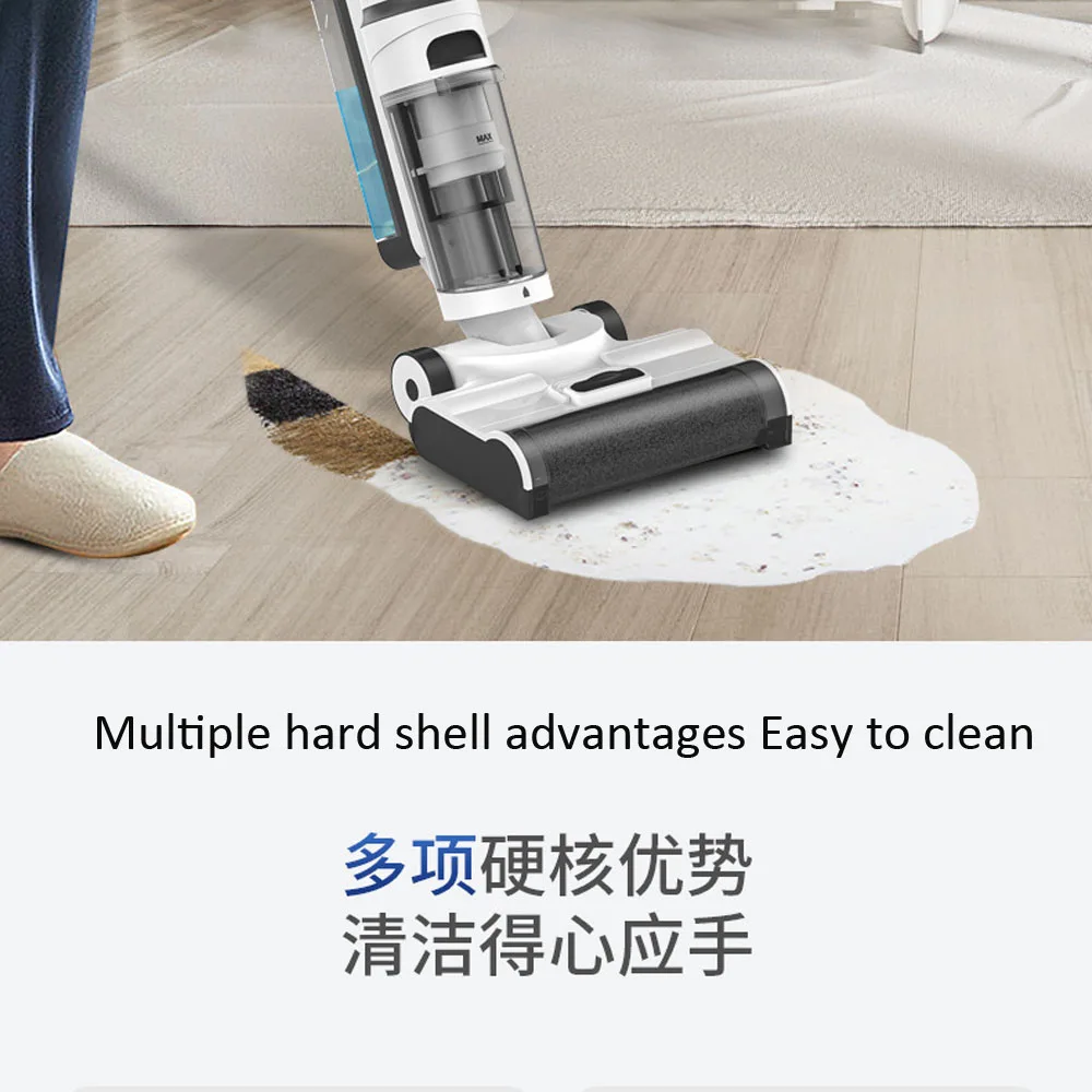 Smart Cordless Wet Dry Vacuum Cleaner and Mop, Hardwood Floors Cleaner, Lightweight & Long Run Time