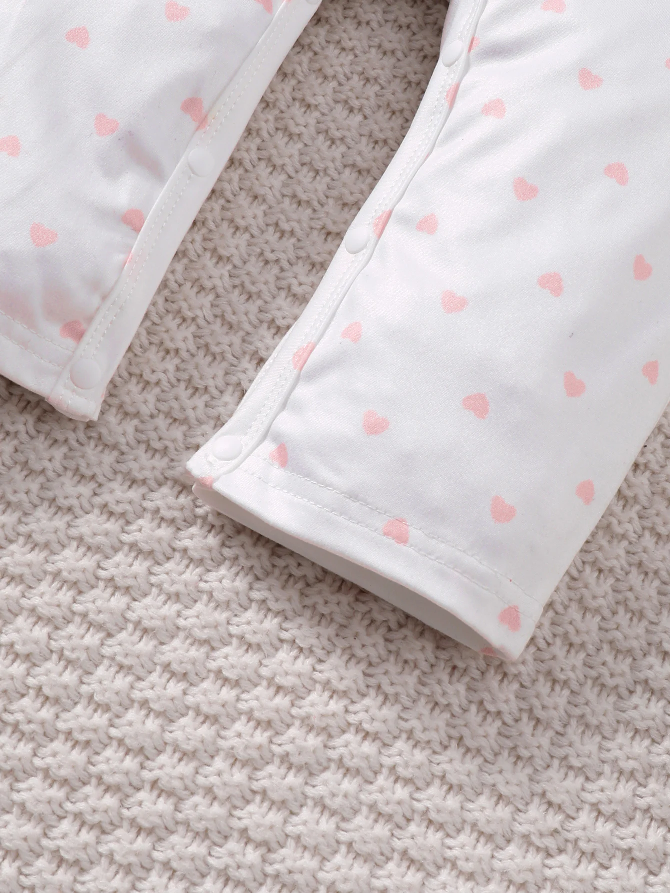 0–18 Monate Baby-Overall für Mädchen, Cartoon-Druck, Rüschenrand-Overall, geeignet für süße Babys, Frühling und Herbst, langärmeliger Overall – Detail 6