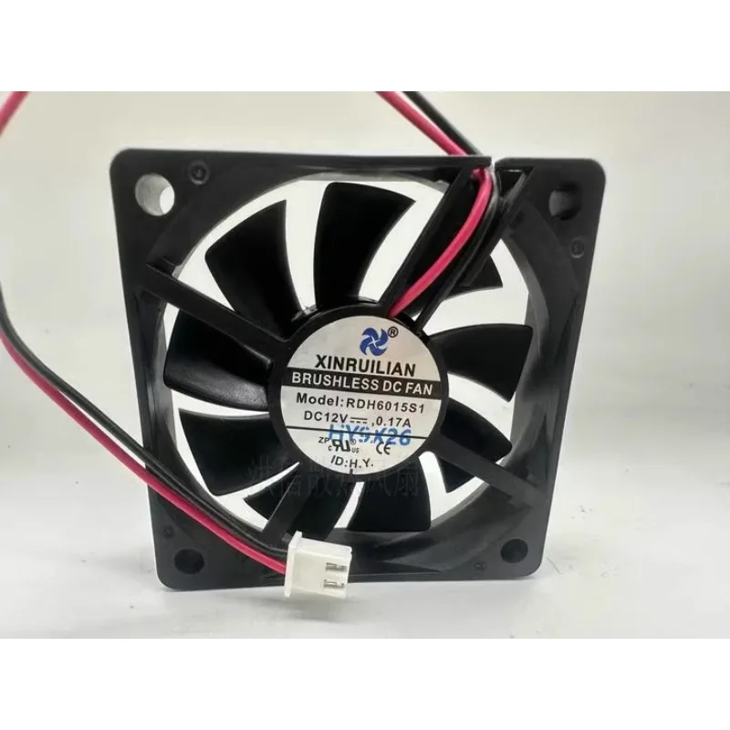 Original NEW Fan for XFAN RDH6015S1 12V 0.17A 6CM 6015 60*60*15MM Cooling Fan