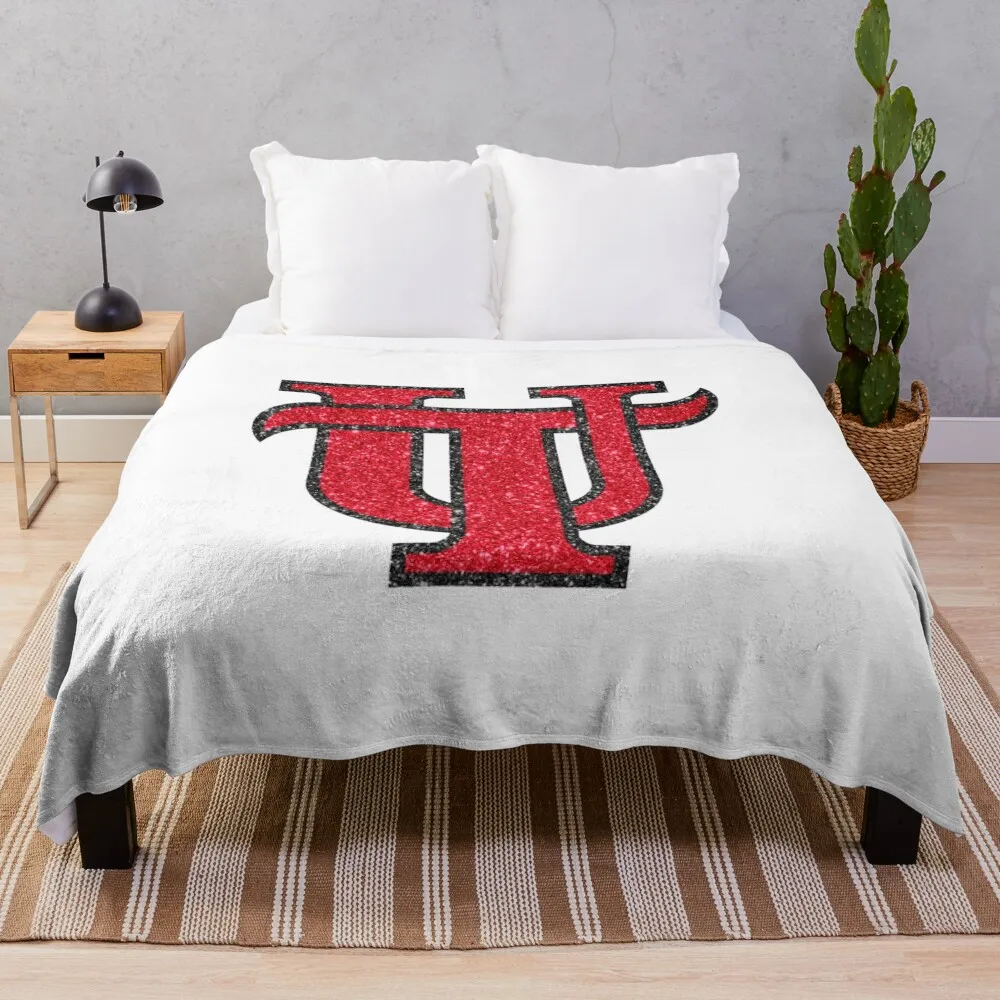 

glitter utampa logo Throw Blanket Soft Beds cosplay anime Blankets