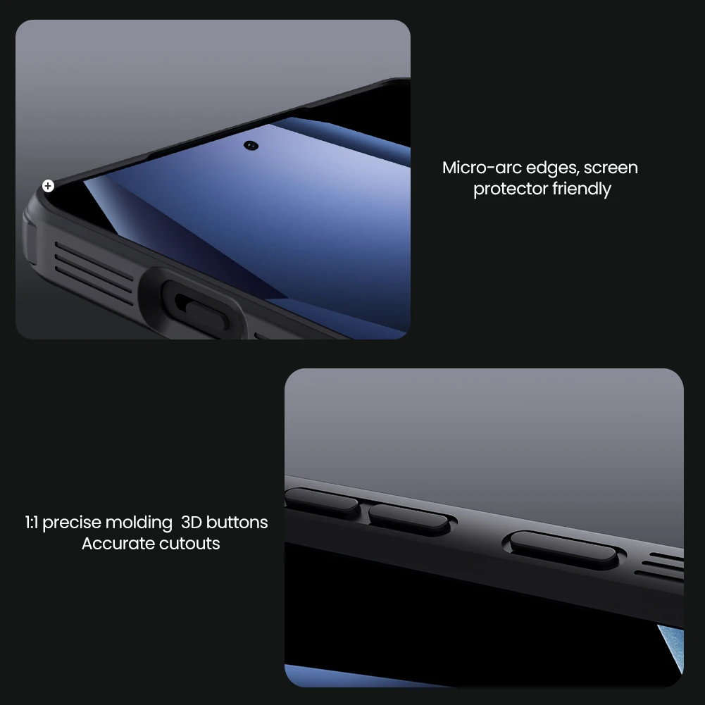 

For OnePlus 13R 5G Case Nillkin Case Camshield Pro Camera Cover Slide Protection Lens Hard PC 360 Full Back Cover