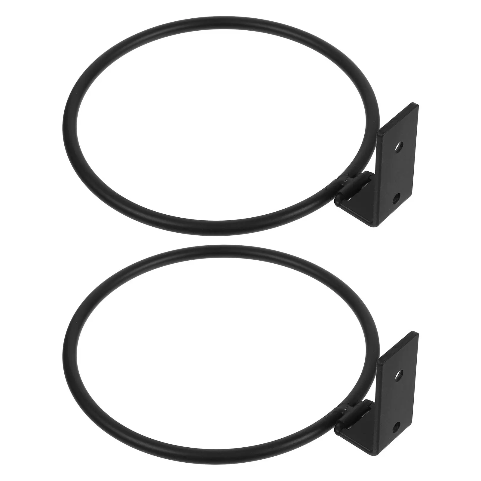 

2Pcs Wall Mount Cat Bowl Holder - 8 Inch Metal Dog Feeder Rack - Detachable Elevated Bowl Stand for Small Pets Space Saving