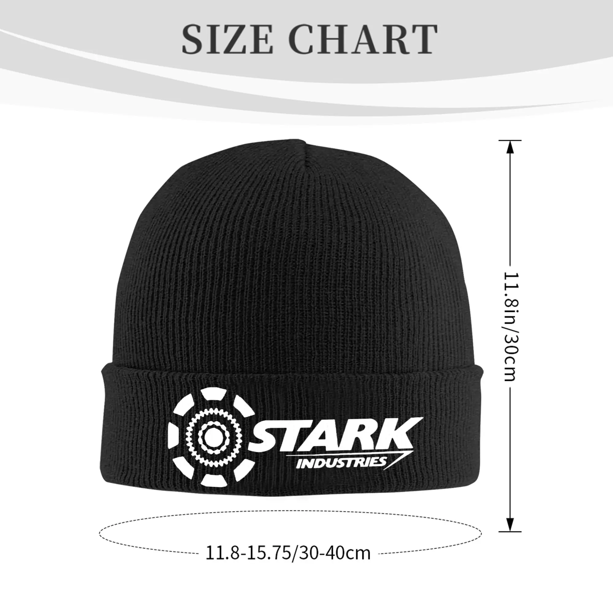 Custom Industries Bonnet Hat Fashion Knitted Hat Men Women Unisex Adult Stark Company Warm Winter Skullies Beanies Caps