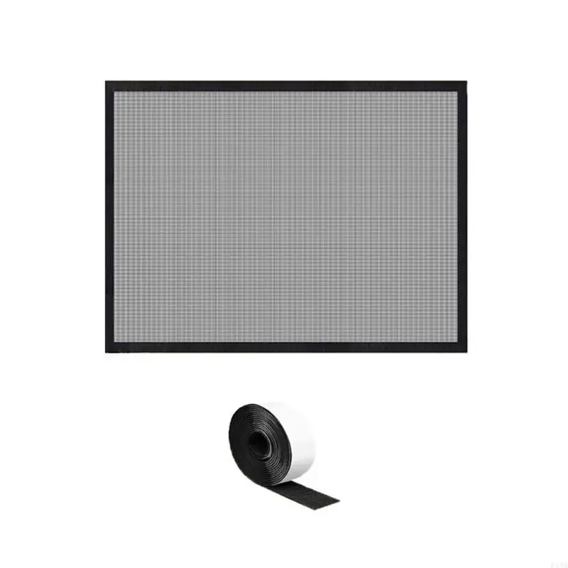 F19B Adjustable Barrier Hearth Mesh Gate Fireplaces Screen PVC Material Fireplaces Cover Ensure Safety for Children and Pets