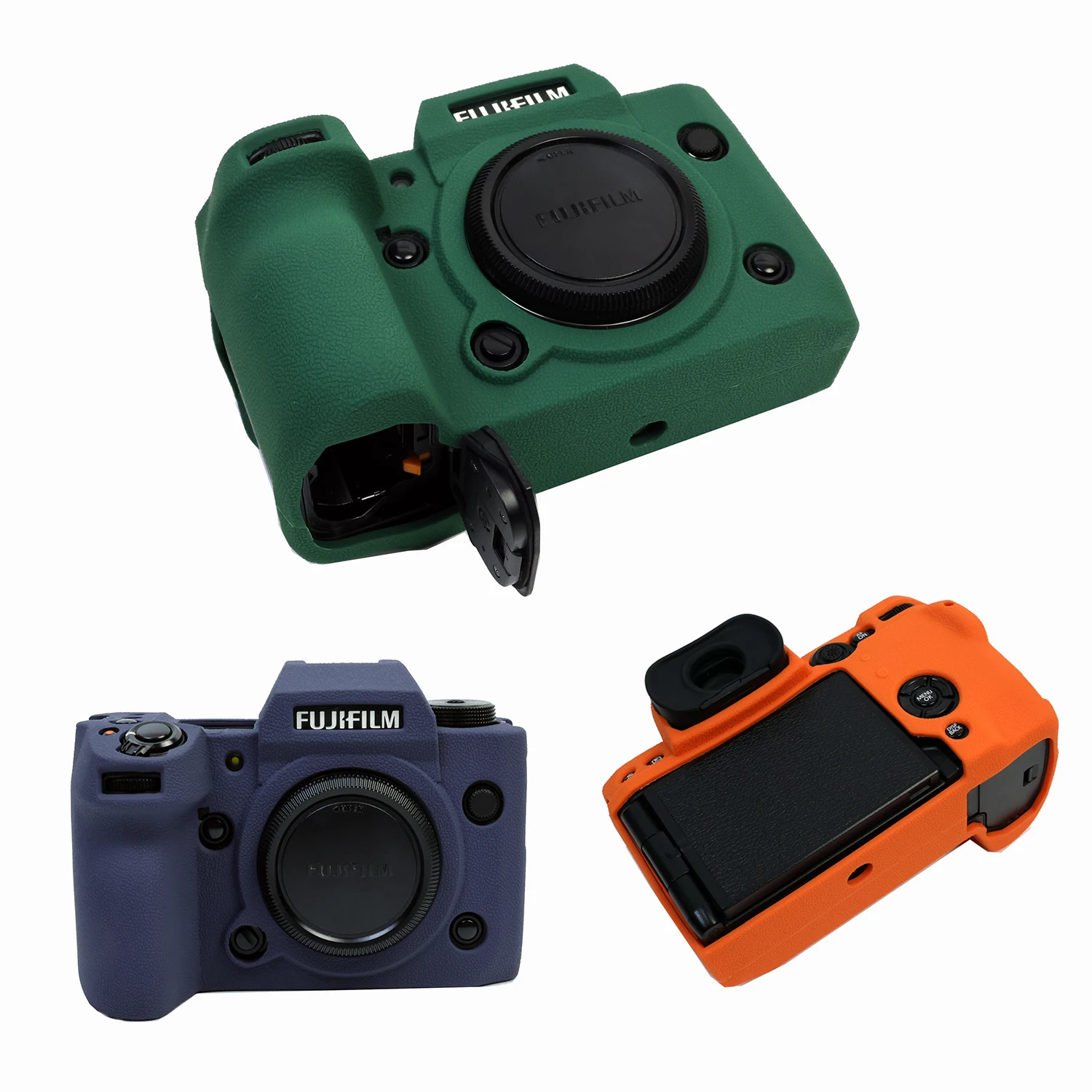 

Soft Silicone case for Fuji XH2 fujifilm XH2S X-H2S H2S H2 camera Rubber Cover Protective Body Skin shell portable bag