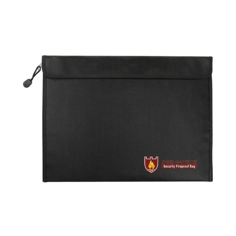 Огнестойкая водонепроницаемая сумка для документов с жидким силиконовым покрытием, огнестойкая папка для денег, держатель для файлов, органайзер, безопасное хранение 38*28 см