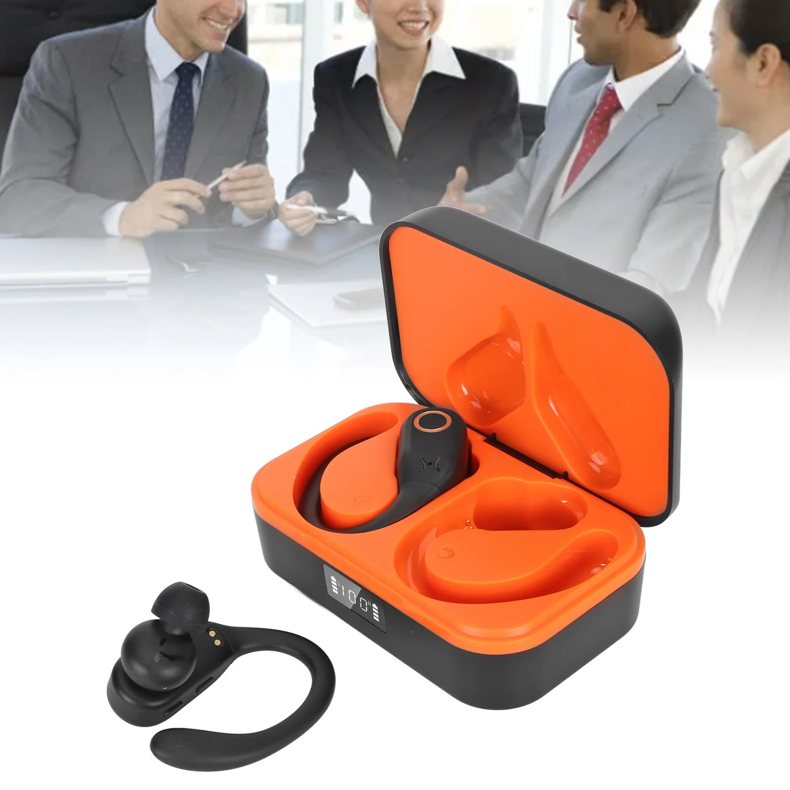 Bluetooth Translator Earbuds 144 Languages Noise Reduction Stereo Wireless Translation Headphones with Charging Case