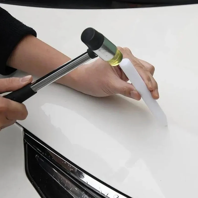 5Pcs/Set PDR Dent Removal Auto Repair Tool Car Dent Repair Kit White Nylon Pen Tap Down Pen Knock Down Tools Auto Hand Tools