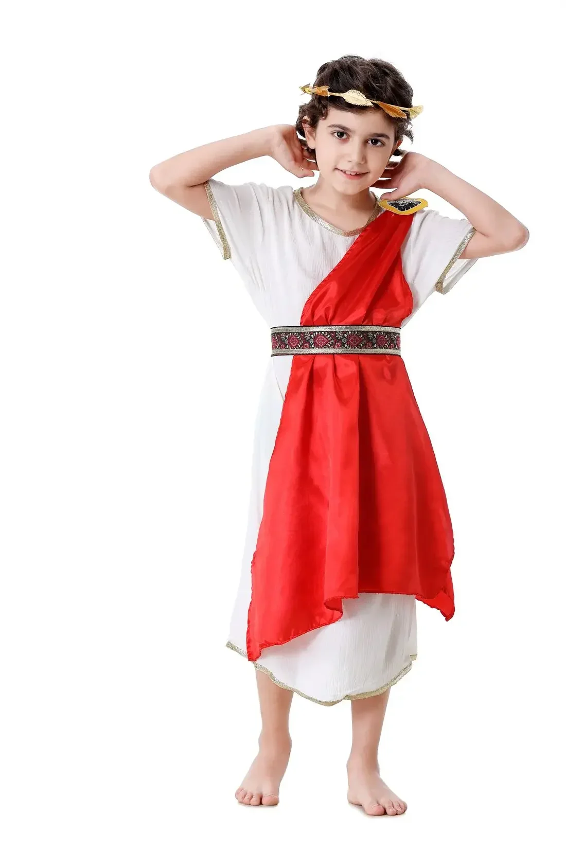 Toga-子供のためのコスプレ衣装,ローマ,ギリシャ,女神,ハロウィーン,プリム,パーティー,男の子,女の子,子供のための凝った服