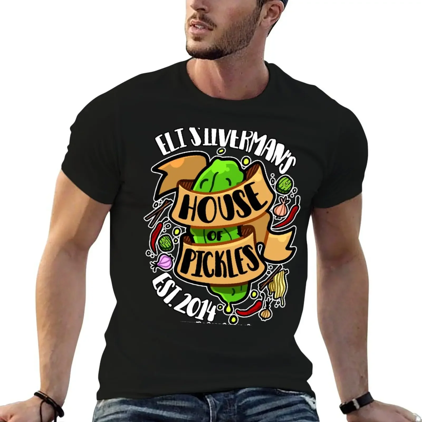 House of Pickles T-Shirt Funny t-shirt korean fashion vintage oversize t-shirts man men t shirt