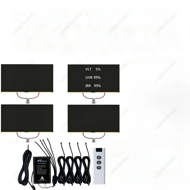 Remote‑Control Smart PDLC Car Window Tint, Switchable Electrochromic Privacy Glass Film For Automotive Window Tinting