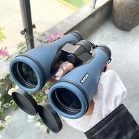 SUNCORE Blue 10x50 HD Binoculars - High-Power, Professional-Grade Optics for Adults
