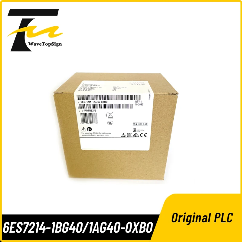 wavetopsign Original PLC 6ES7214-1BG40-0XB0 6ES7214-1AG40-0XB0 6ES7214-1HG40-0XB0 6ES7214-1HF40-0XB0
