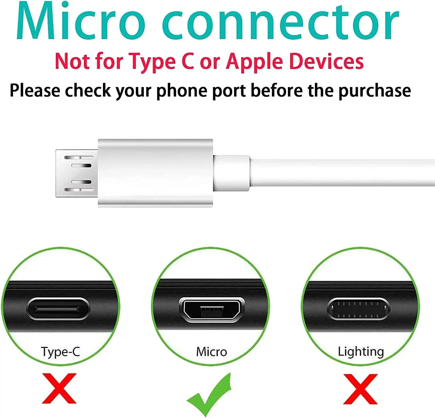 5-10pcs 1M 3ft Micro V8 5Pin USB Charger Cable Cord Line For Samsung Galaxy S6 S7 edge note 2 4 htc lg xiaomi Redmi 8A 9A Huawei image 4