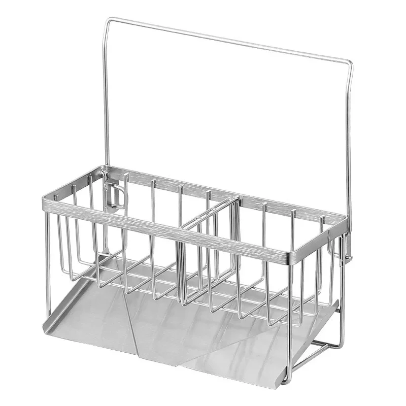 

Kitchen Drain Rack Storage Rack, Automatic Drainage Design, Soap Sponge Dishwashing Cloth Towel Filter Basket
