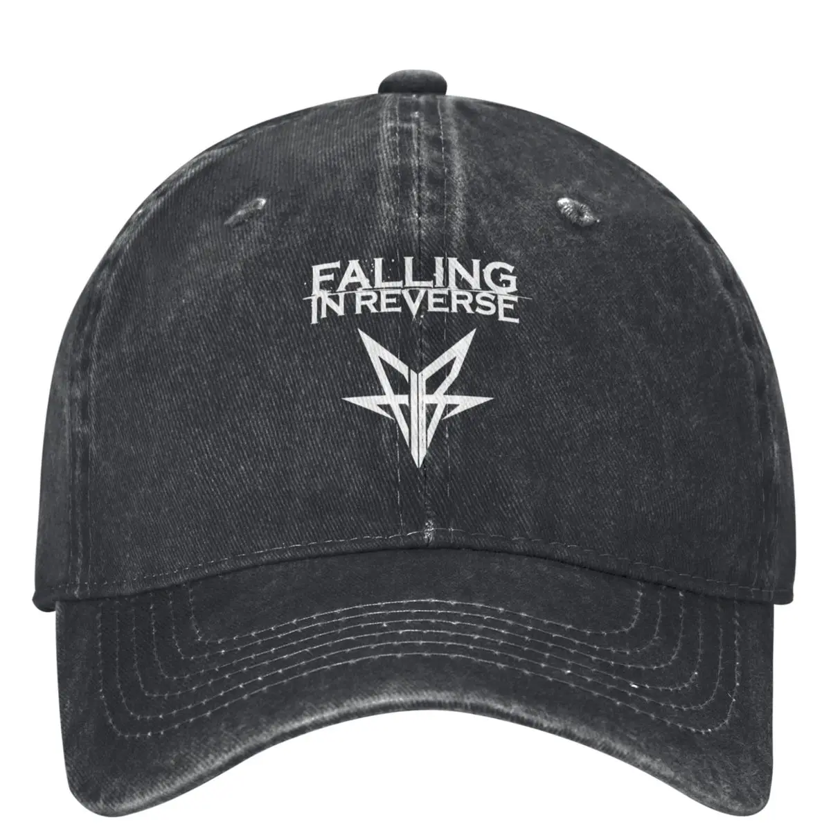 Falling In Reverse Rock Band Metal Music Baseball Caps Accessories Distressed Denim Casquette Headwear for Men Women Hats Cap