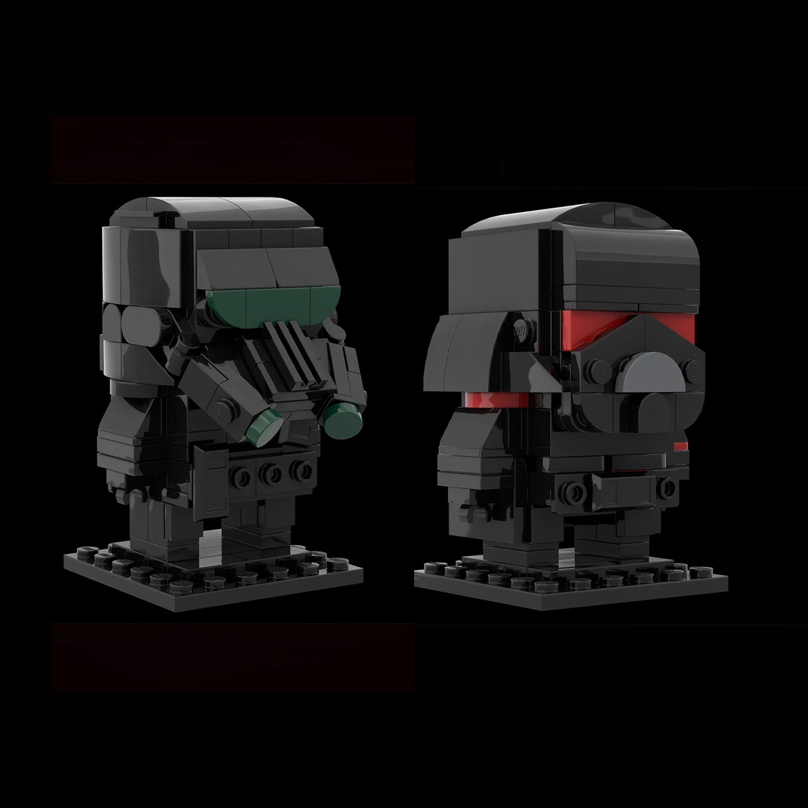 

MOC Space Wars Series Action Figures Building Blocks Set Imperial Cleansing Army Warrior Bricksheadz Model Kid Toy Birthday Gift