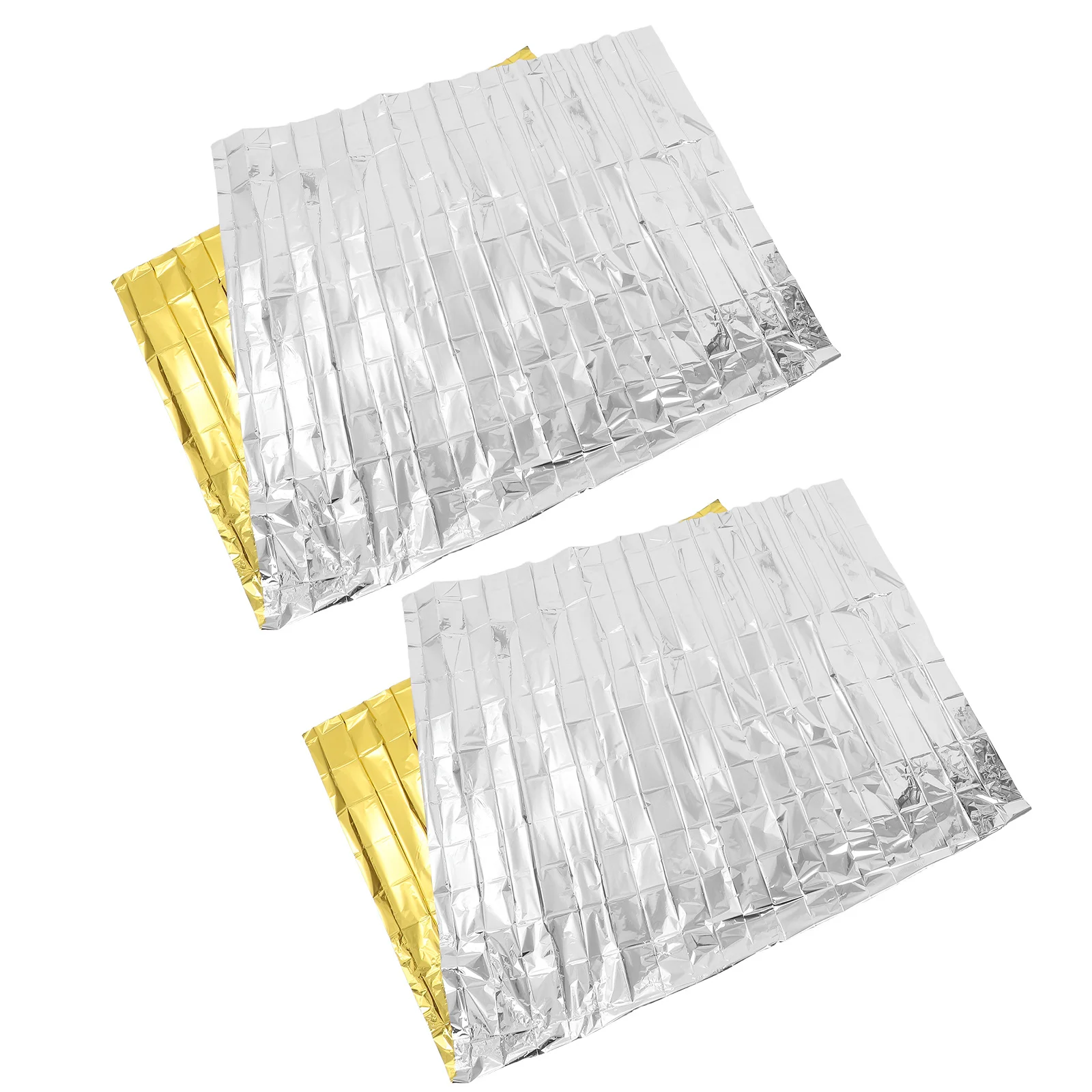 

2Pcs Reflective Plant Films Uv Protection Heat Insulation Blanket Portable Lightweight Easy Installation Ideal for Garden