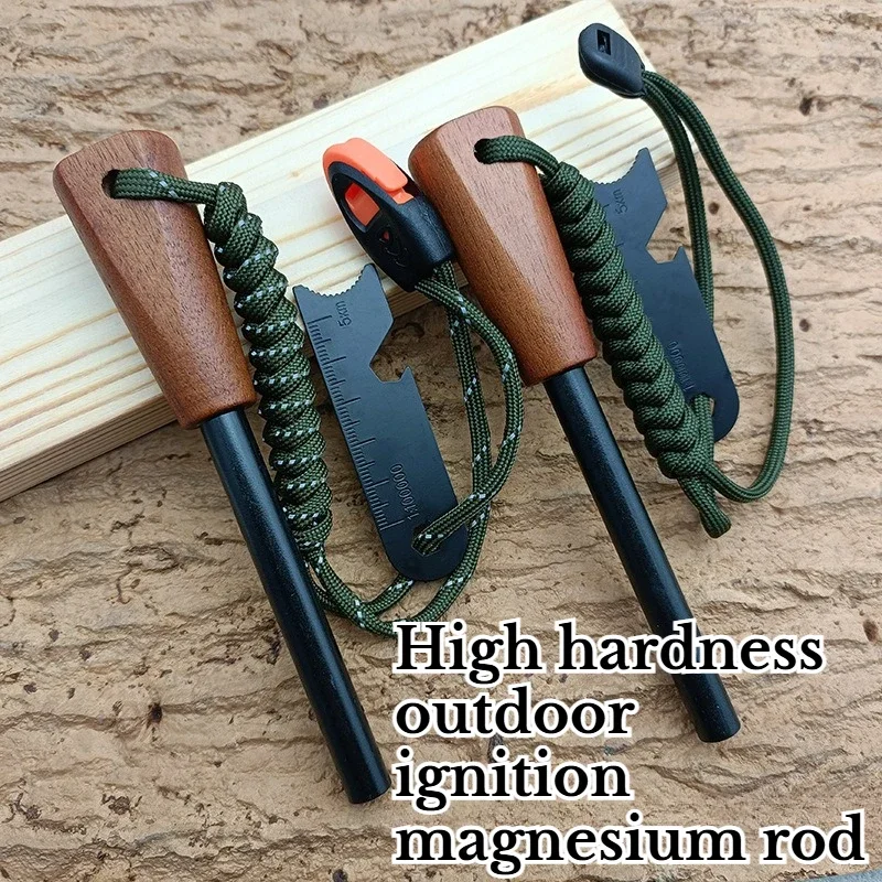 

High Hardness Outdoor Ignition Magnesium Rod Survival Tool Convenient Camping Hiking Rescue Emergency Equipment