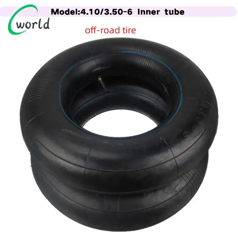 Inner Tube 4.10/3.50-6 Camera 3.50-6 4.00-6 Inner Tube Tire Rubber Valve for Wheelbarrow Hand Trucks Lawn Mowers