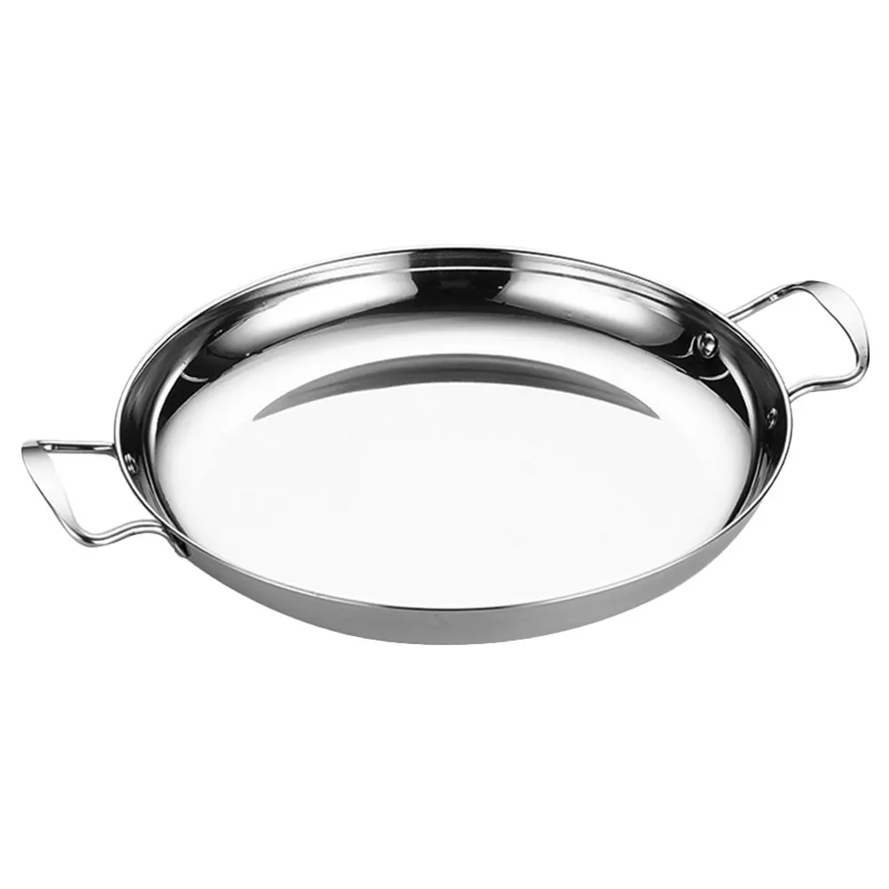 

Stainless Steel Pan 26cm Smooth Surface Easy Clean Seafood Cooking Pot Ramen Noodle Pot Pasta Household