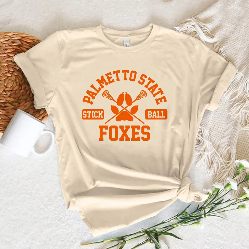 

All for the Games Palmetto State Foxes t-shirts women anime Y2K manga t-shirts girl manga clothing