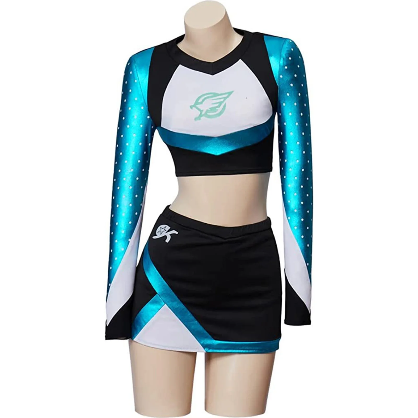 

Tv Maddy Euphoria Cheerleader Uniform Dress Maddy Perez School Girls Women Musical Sports Team Halloween Stage Suit