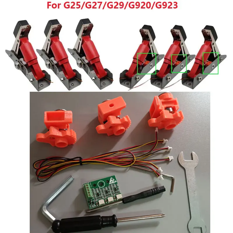 Hall Sensor SIM Racing For Logitech G923 G920 G29 G27 G25 Three Pedal Modification Accessories Racing Car Games