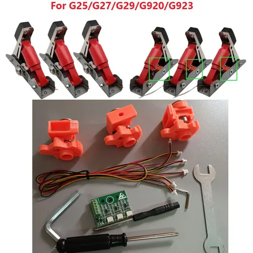 Sensor Hall SIM Racing para Logitech G923 G920 G29 G27 G25, accesorios de modificación de tres pedales, juegos de coches de carreras