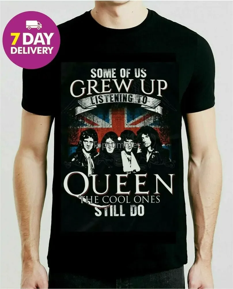 

Queen T-Shirt Freddie Mercury Shirt Bohemian Rhapsody Vintage T-Shirt All Size