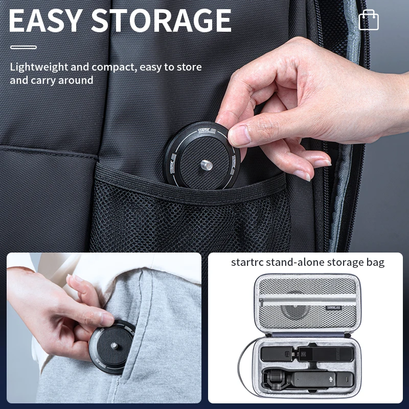 Startrc für dji pocket 3 magnetische Basis halterung Metall gehäuse halterung Erweiterung Schnell montage Adapter Kamera Zubehör