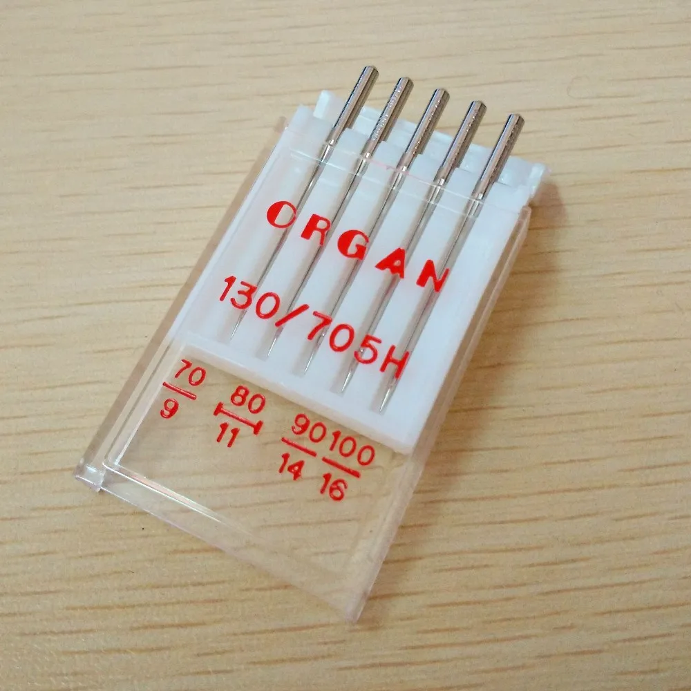 Sewing Needles Organ Needles 130/705H Top Quality Machine Needles UNIVERSAL Needles For General Fabrics (1PACK =5PCS)