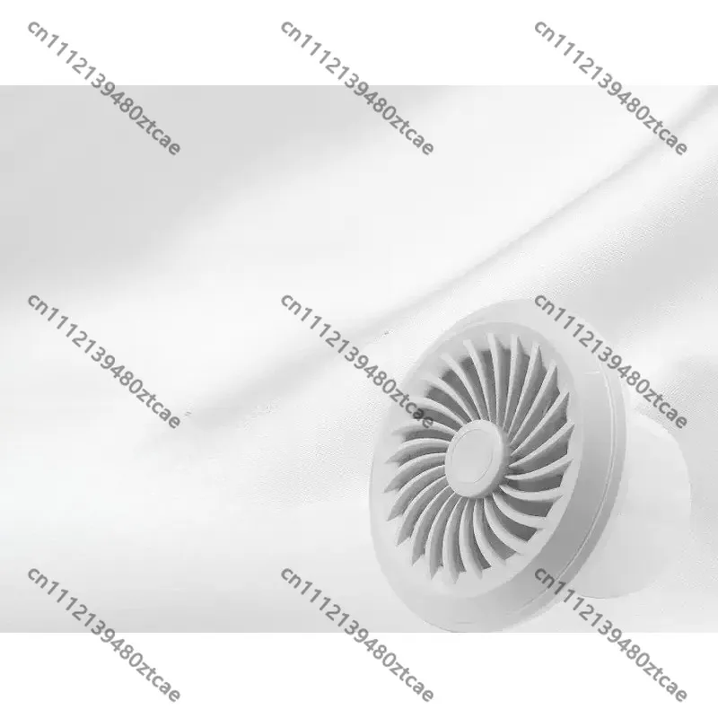 Variable Frequency Ventilation Fan, Round Bidirectional Remote Control Exhaust Fan, Wall & Window Mount Bathroom Air Ventilator