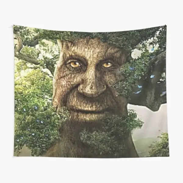 Wise Mystical Elucidative Tree Original  Tapestry Living Bedroom Travel Yoga Bedspread Home Blanket Decor Beautiful Hanging