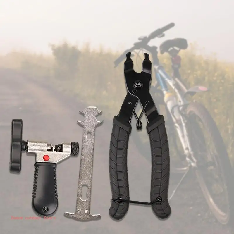 Bikes Chain Tool Set with Bikes Link Plier Chain Breaker and Chain Tool Set