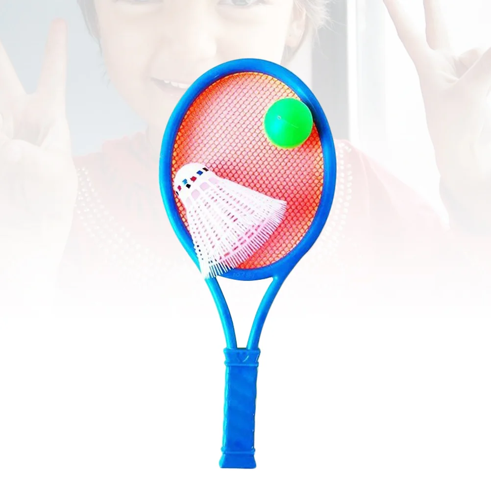 Badminton Tennis Rackets Balls Set Children Kids Outdoor Sports Parent-Child Sports Educational Sports Game Toys for Children