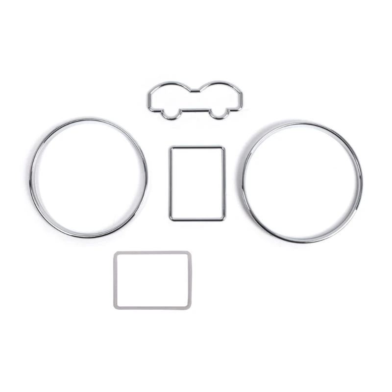 R9CC Automotive Accessories Gauge Rings Bezel Set Speedometer Dashboard Gauge Rings Trim for MKIV 1997-2003
