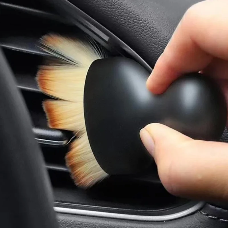 

Detailing Cleaning Brush Car Interior Air Vent Dashboard Gap Brushes Dusting Tools Car Crevice Dust Removal Brush with Cover