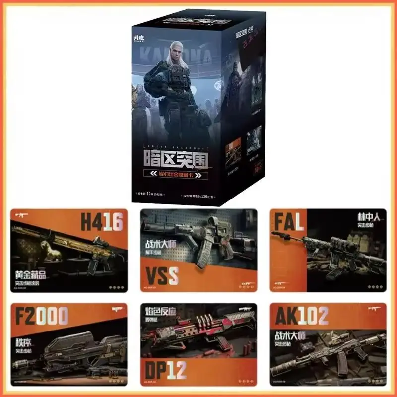 Dark Zone Breakout Card Dark Zone Breakout Collection Cards Vol.1 Golden Edge Collectible TCG Cards for Adults Teens Gaming Gift