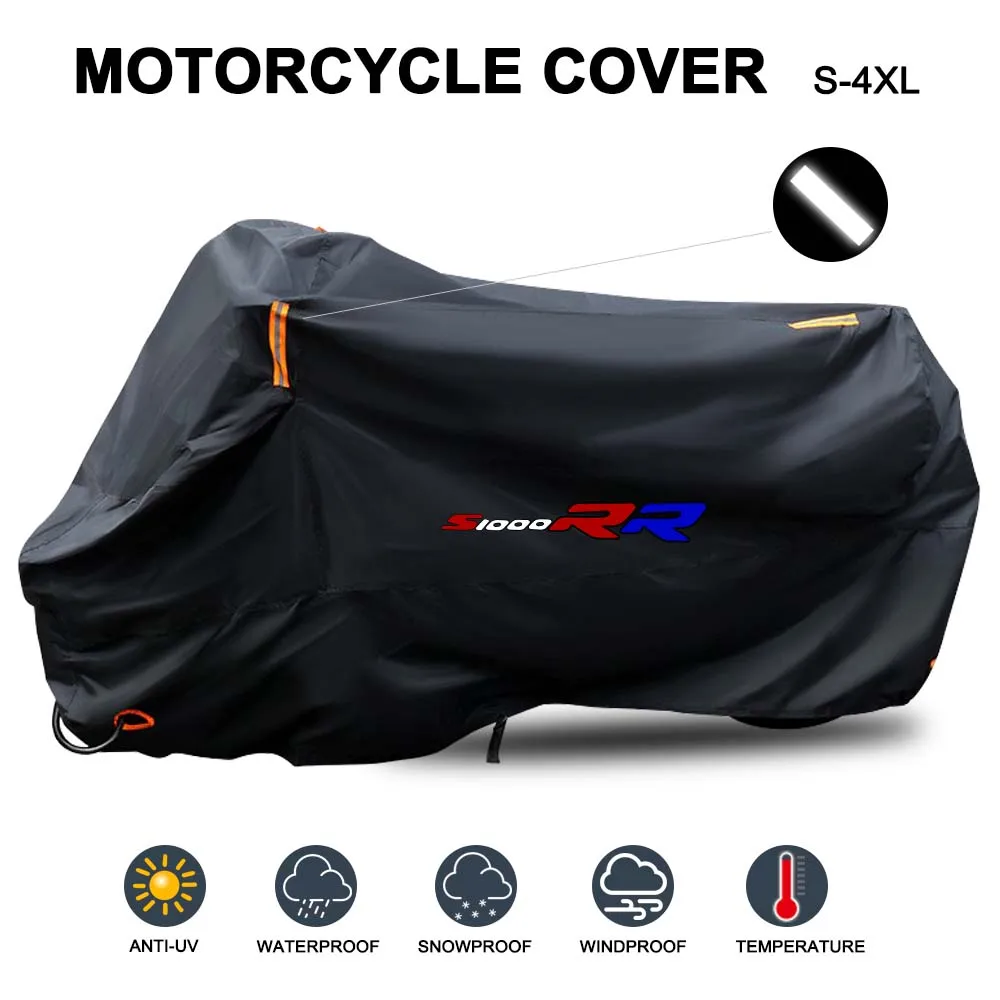 Motorcycle Cover Waterproof Outdoor All Season Dustproof UV Protective Moto Rain Cover for S1000RR S 1000RR S1000 RR 2025 2024