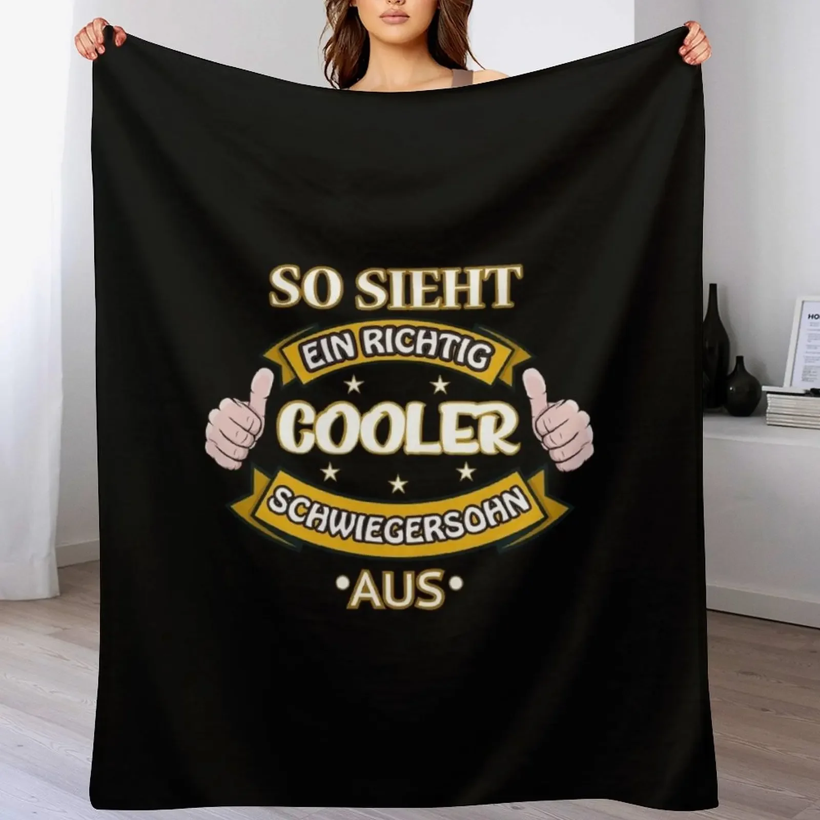 

Dream son in law best beautiful cool funny gift saying Throw Blanket Fluffy Cozy Throw Blanket for Home Decor