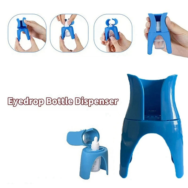 Augentropfen Halter Helfer Auge Salben Tropfen Halter Gerät Augentropfen Guide Hilfe Hilfe Applikator Augenpflege Tool-A58E