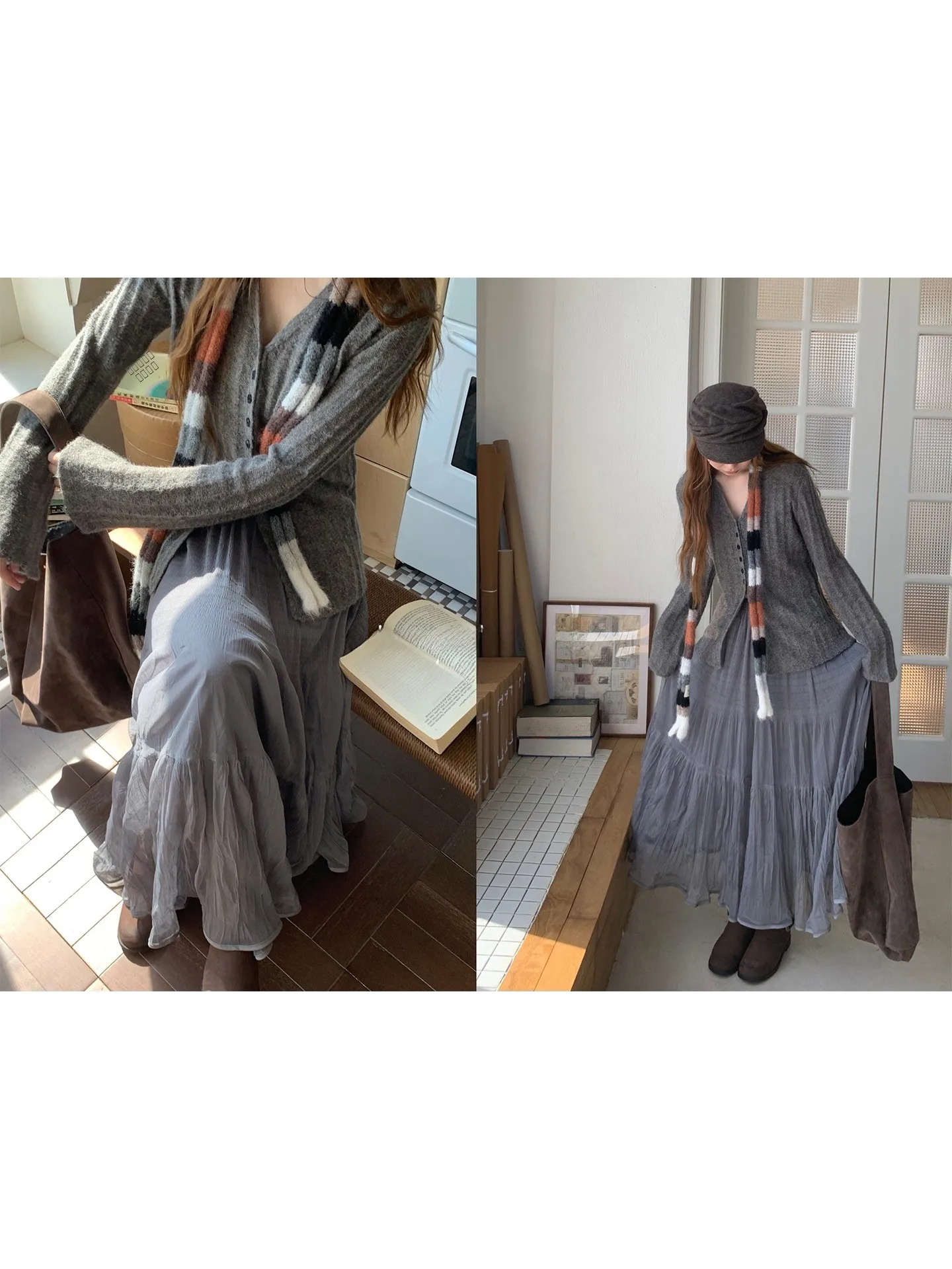 

Свободная юбка А-силуэта Diamond Island с расклешенным подолом, плиссированная, из полиэстера, с высокой талией, на резинке, H-образная, повседневная