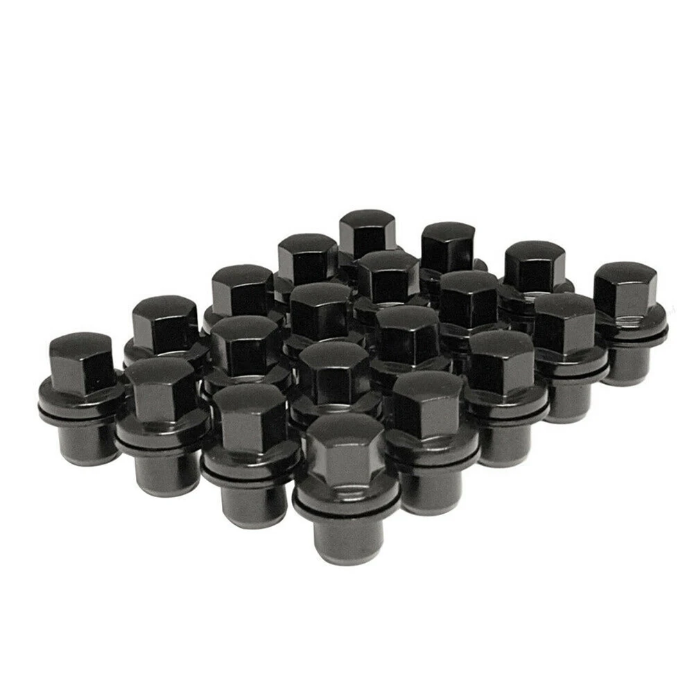 

20X Black Lug Nuts M14X1.5 Fit for Land Sport LR3 LR4 LR2